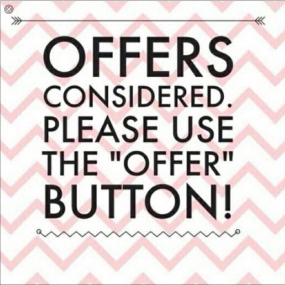Reasonable offers welcome